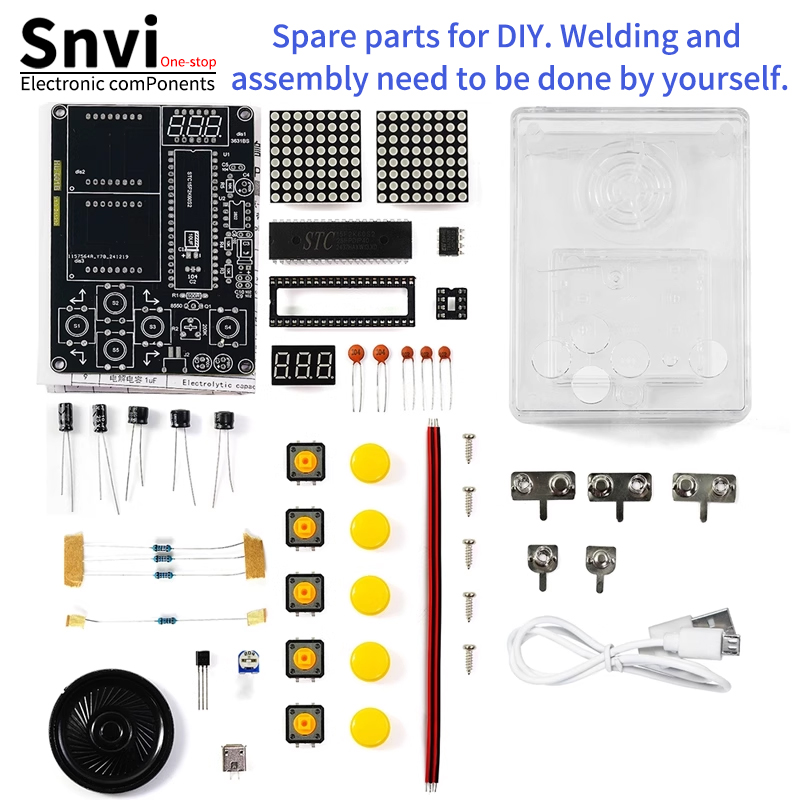 Diy Electronics For Kids - Набор для сборки игровой консоли Snvi