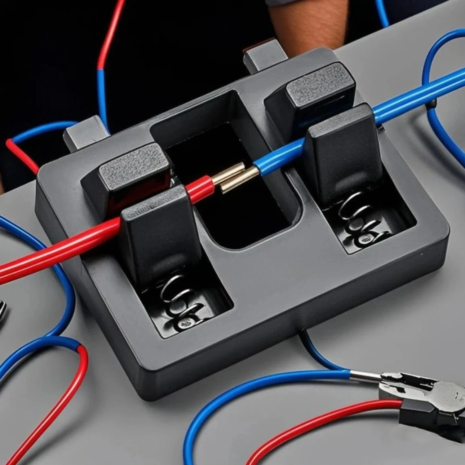Diy Electronics Location - Двухпроводной позиционер для пайки, пружинный зажим