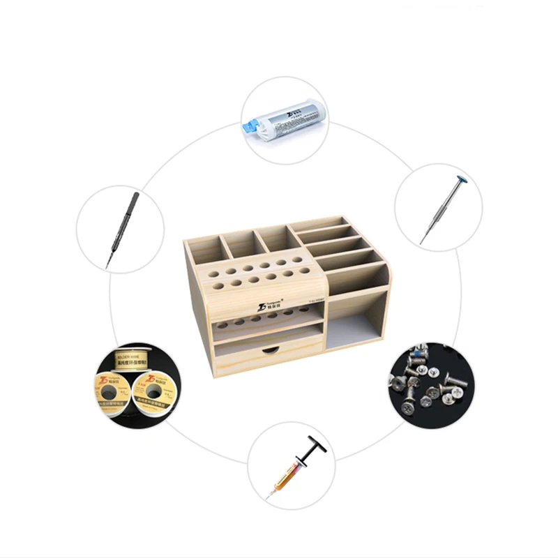 Toolguide деревянный ящик для  – обзор и цена Diy Electronics Repair Kit