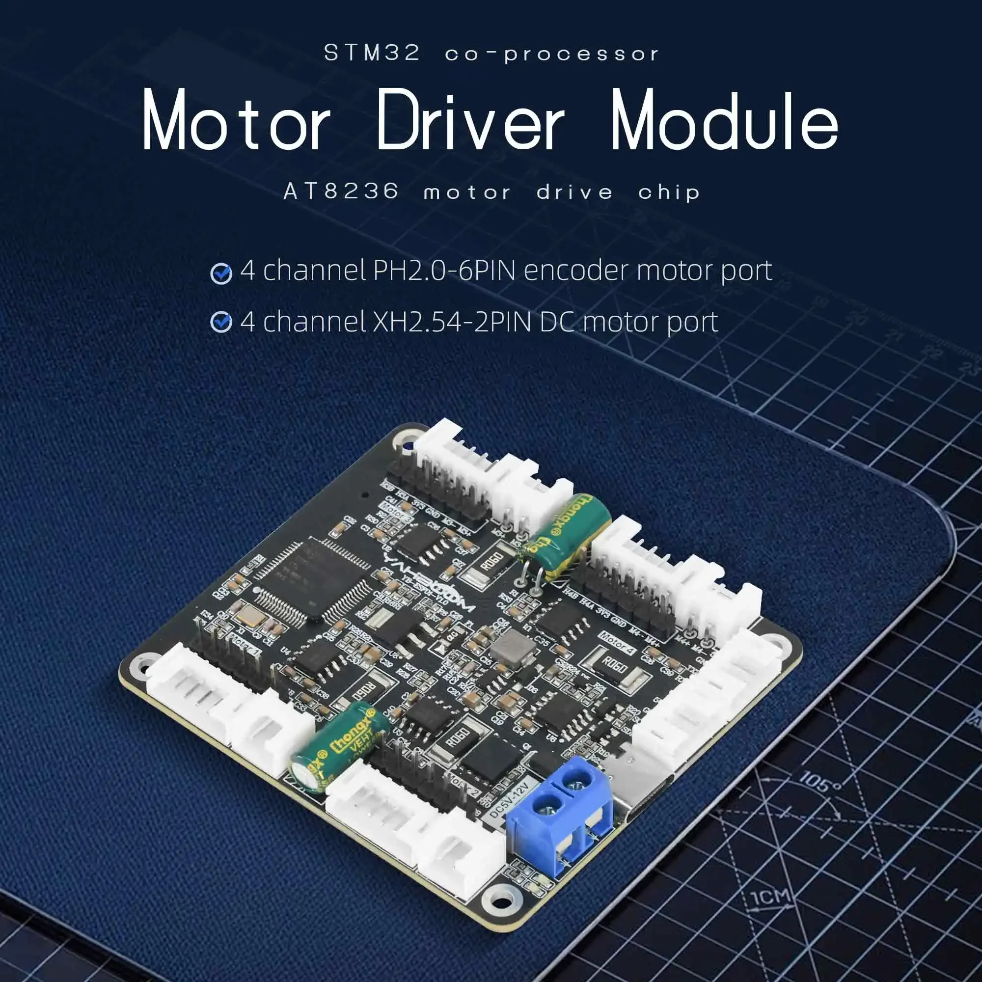 Модуль драйвера двигателя Yahb – обзор и цена Diy Electronics Projects