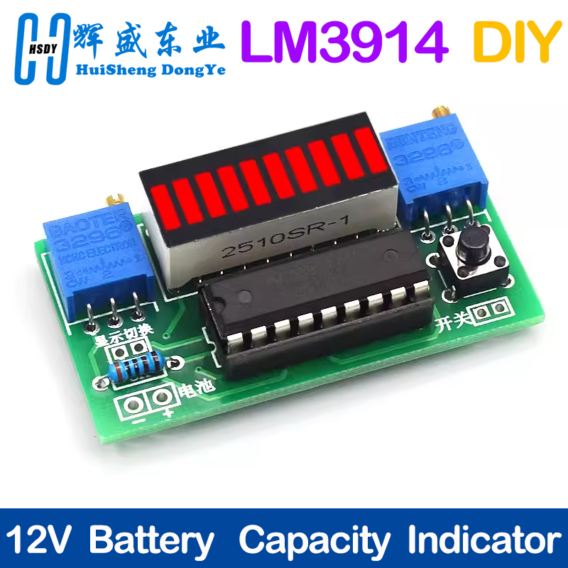 LM3914 10-сегментный 3,7 В лит – обзор и цена Diy Electronics Test Equipment