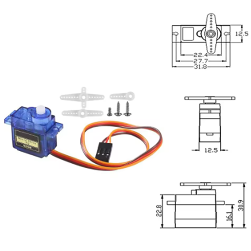 1-10 шт. SG90 9G микро цифрово – обзор и цена Servo Motor Sg90