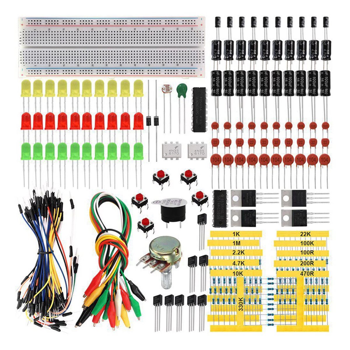 ◆ ♦ Высокооцененный набор для  – обзор и цена Diy Electronics Basics
