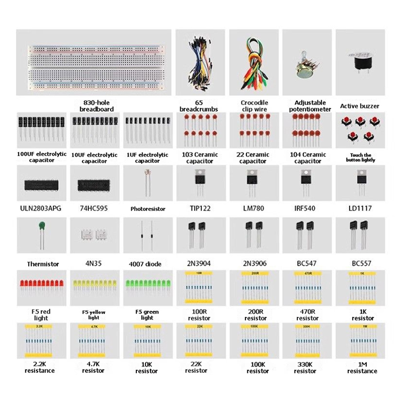 Набор для обучения электронике – обзор и цена Diy Electronics Basics